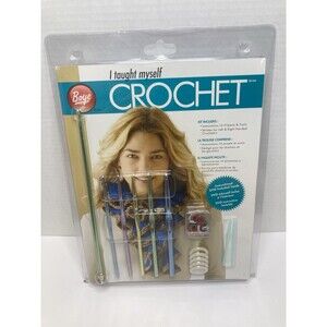 Crochet Tutorial BOYE I Taught Myself To Crochet Book DVD Hook Set Grannycore